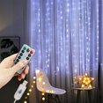 thumbnail image 4 of New Year Christmas Holiday Light USB Curtain String Light LED 8 Mode Fairy Light Wedding Party Decor Garland Birthday Decoration, 4 of 5