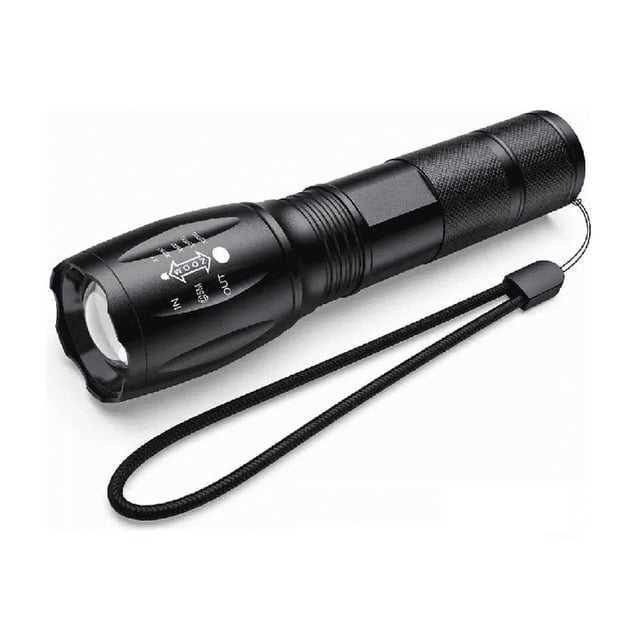 Linterna Led Recargable T6 Luz Táctica Portátil De Alta Potencia Zoom Telescópico, Linterna De Modo De Cinco Marchas, Adecuada Para Pesca, Equitación Nocturna, Camping, Senderismo Y Montañismo