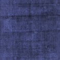 thumbnail image 1 of Ahgly Company Machine Washable Indoor Square Abstract Blue Modern Area Rugs, 8' Square, 1 of 4