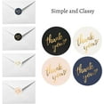 thumbnail image 4 of Party Thank You Stickers Roll | Simple And Sincere | 1.5 Inch | Waterproof | 500 Labels For Small Business, Packaging, Mailer Seal Stickers | 4 Classic Colors With Gold Foil Design, 4 of 6