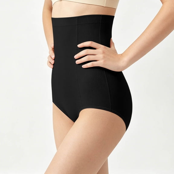 EazyTech Tummy Control Shapewear Shorts for Women High Waist Shaping Underwear Seamless Body Shaper