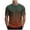 A, variant on Gradient Paint Short Sleeve Tee for Daily Casual Wear with Smooth Color Transition Design Modern Crew Neck Mens T Shirt for Everyday Comfort