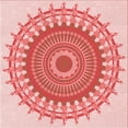 thumbnail image 1 of Ahgly Company Machine Washable Indoor Square Transitional Deep Rose Pink Area Rugs, 7' Square, 1 of 7