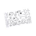thumbnail image 3 of Papel para colorear, rollo de , póster para colorear para niños pequeños, libro para colorear, mesa de papel, hojas para colorear de pared, Animal Macarena Rollo de papel para colorear, 3 of 8