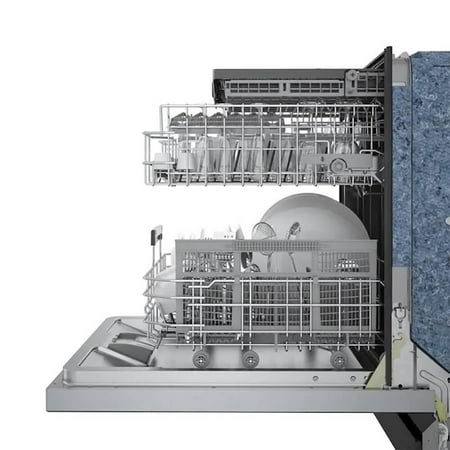 Bosch - 800 Series 24" Top Control Built-In Stainless Steel Tub Dishwasher with 3rd Rack and CrystalDry, 42 dBa - Stainless Steel