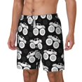 thumbnail image 2 of Uemuo Cool Car Pattern Mens Swim Trunks Quick Dry Board Shorts with Mesh Lining, Stretch Beach Shorts Quick Dry No-Chafing Board Shorts-Small, 2 of 9