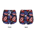thumbnail image 6 of Goofa American With Lips Printed Women 2 in 1 Running Shorts,Quick Dry Athletic Workout Shorts,High Waisted Athletic Shorts with Liner Pockets-Large, 6 of 9