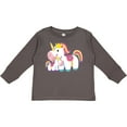thumbnail image 3 of Inktastic Unicorn Lover Mom Daughter Grandma Grandchild Girls Long Sleeve Toddler T-Shirt, 3 of 5