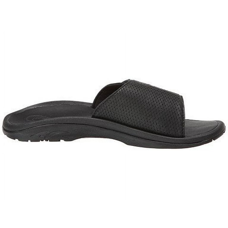 OluKai Black Kekoa Sandal Slides M9