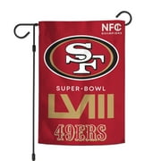 WinCraft San Francisco 49ers 2023 NFC Champions 12" x 18" Two-Sided Garden Flag