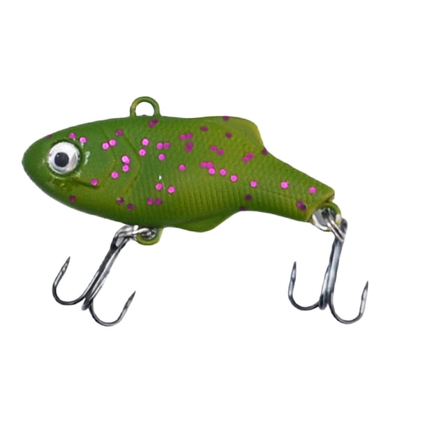 Lipless Crankbait - Unique Flat Back Diseño mejorado de vibración y sonido Thud