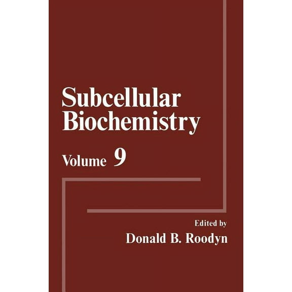 Subcellular Biochemistry: Volume 9, (Paperback)