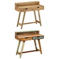 thumbnail image 2 of vidaXL Desk 39.4"x17.7"x35.4" Solid Rough Mango Wood, 2 of 13