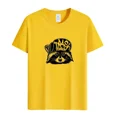thumbnail image 5 of Camiseta de manga corta con cuello redondo para hombre y mujer de algodón con estampado de mapache divertido de Trash Danda, imprescindible para el verano, 5 of 5