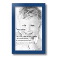 thumbnail image 2 of ArtToFrames 9x14 inch Blue Picture Frame, Blue Wood Poster Frame (4158), 2 of 8