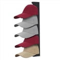 thumbnail image 2 of 3X Percha de Madera para Gorra de Béisbol, Decoración del Hogar, Organizador de Madera Que Ahorra Espacio con Estante de Exhibición, Negro, 2 of 2