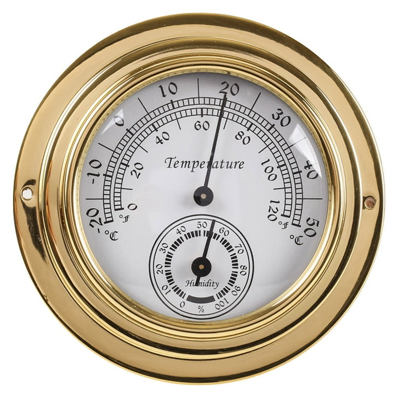 Dial Type Barometer Thermometer Hygrometer Weather Station Barometric  Pressure
