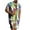 Multicolor, variant on Edvintorg Summer Men's Hawaiian Suit Short Sleeve Printed Button Shirt Beach Shorts Sets Street Casual Men's Suit 2 Pieces Men Clothing