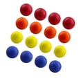 thumbnail image 3 of 16 pelotas de entrenamiento de golf de espuma de poliuretano multicolor de 4,2 cm con textura realista para accesorios de jardín., 3 of 8