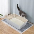 thumbnail image 3 of Stainless Steel Cat Litter Box,XXL Metal Litter Box for Big Cats 8IN Deep, Metal Pet Toilet Easy to Clean,High Sided Litter Boxes-Cat Litter Pan for Adult Cats,Non Stick, No Smell, 3 of 6