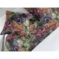 thumbnail image 2 of Floral Bed Runner Set, Tulip Flowers Watercolor Concept Summer Ornamental Meadow Bloom, Decorative Bedding Scarf & 2 Pillow Shams for Hotels Homes, Queen, Olive Green and Multicolor, by Ambesonne, 2 of 3