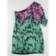 thumbnail image 2 of GUESS Womens Glow-In-The-Dark One Shoulder Mini Dress brightgrn S, 2 of 2