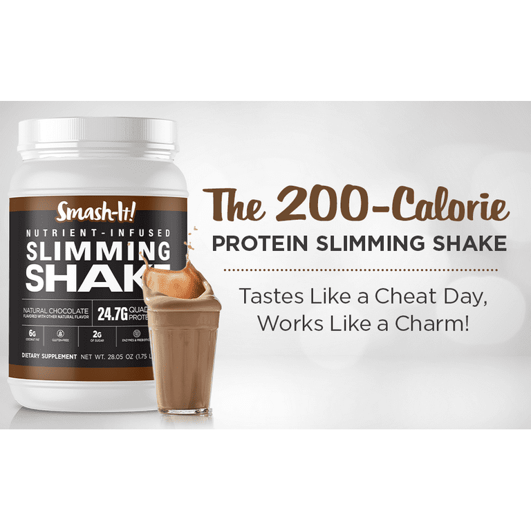 HealthSmart Foods CarbThin Zerocarb Whey Protein Shake Mix Chocolate