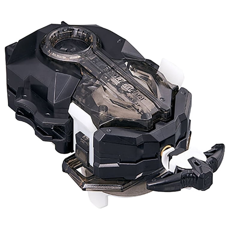 Beyblade Burst Accessory 2018 Takara Tomy Beyblade Burst B-109 Launcher Grip Gun - Metallic Black Original Tomy Beyblade Rubber Grips