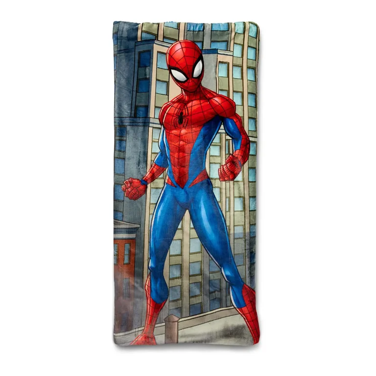 Marvel Spider-Man Kids Superhero Sleeping Bag, 27 x 56