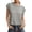 Gray, variant on Yigetop Short Sleeve Sweater for Women Womens Summer Sweater Vest Cap Sleeve Knit Sweater Tops Crew Neck Casual Pullover Cute Shirts Black L