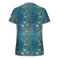 thumbnail image 3 of Youyipin Womens Tops Spring Fashion Women's T Shirts Summer Graphic Print Tees Short Sleeve Crew Neck Casual Tee Tops Spring Tops For Women, 3 of 5