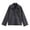 *Black, variant on ClodeEU Women's Denim Shirt, Washed Blue Long Sleeve Lapel Solid Color Fashion Top Black,Womens Plus M