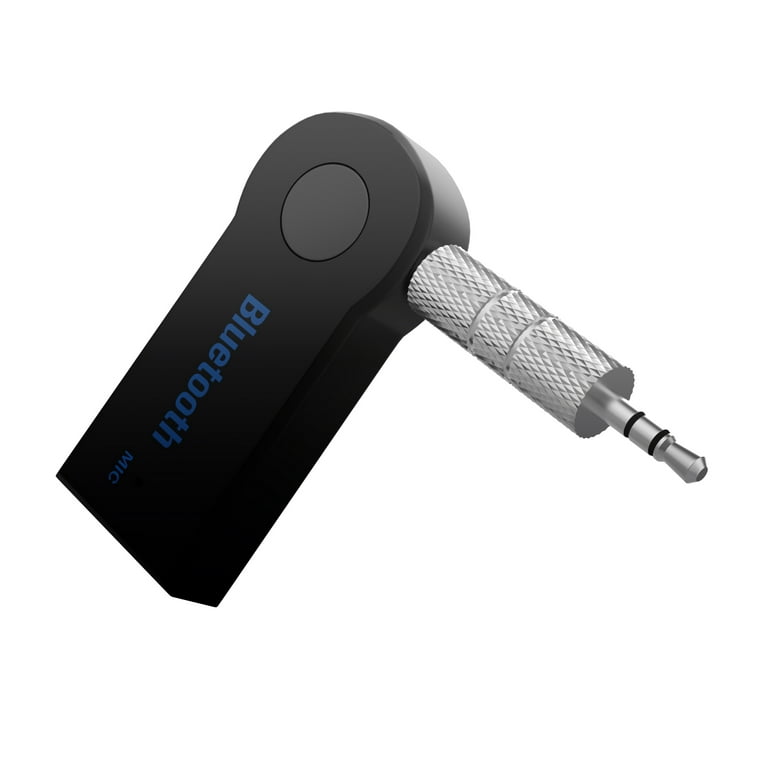 Bluetooth Receiver [upgrade version], A2DP Streambot Hands-free & Wireless  Car Kits for Home/Car Audio System with 3.5 mm Stereo Output (Black)