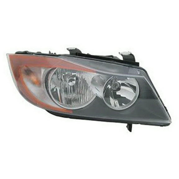 KAI New Economy Replacement Passenger Side Headlight Assembly, Fits 2006-2008 BMW 3 Series Sedan
