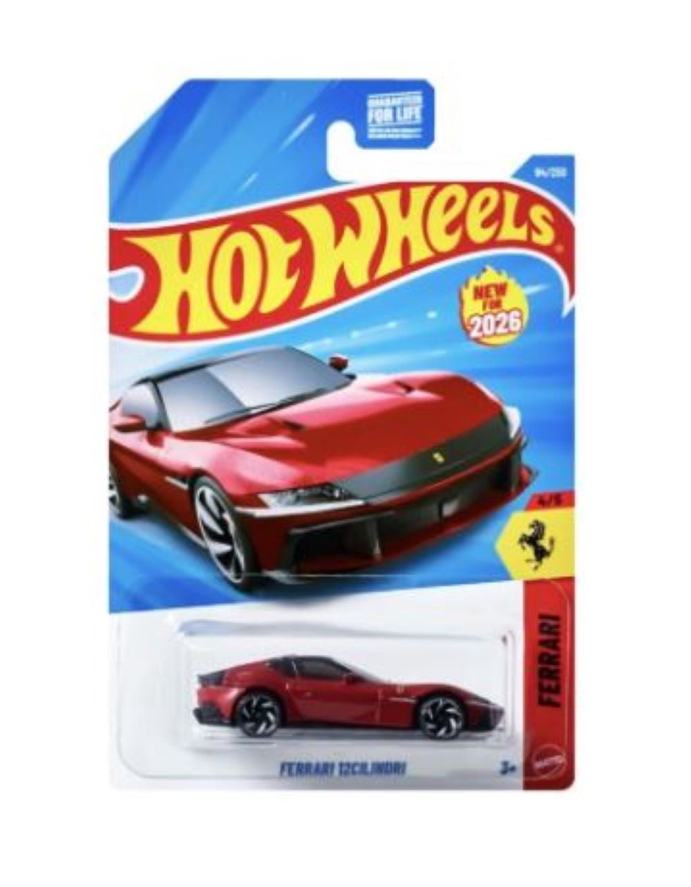 Hot Wheels, Ferrari 5-Pack Die-Cast Cars, Multicolor, 1:64 Scale