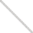 thumbnail image 1 of White Sterling Silver chain Anchor Men's Flat 8 in 4.75 mm, 1 of 1