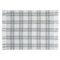 thumbnail image 4 of VHC Brands Woven Plaid Modern Farmhouse Throw Blanket, Pine Green, 60x51, 4 of 5
