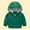 Green, variant on ATOGUTA Toddler Jackets Boys Cute Print Zip Jacket Hooded Trench Lightweight Kids Coats Windbreaker Casual Outerwear Pink, Size 2T-7