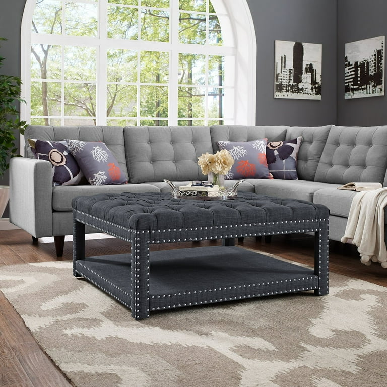 Winbush tufted cocktail sale ottoman