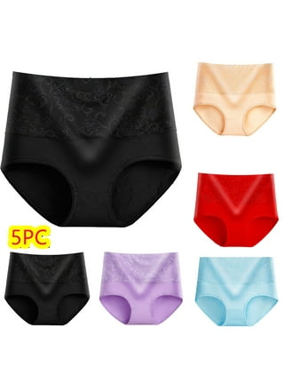 Women's Tummy Control Briefs Underwear 3 Pack Multi Size 5 S Seamless  Smoothing