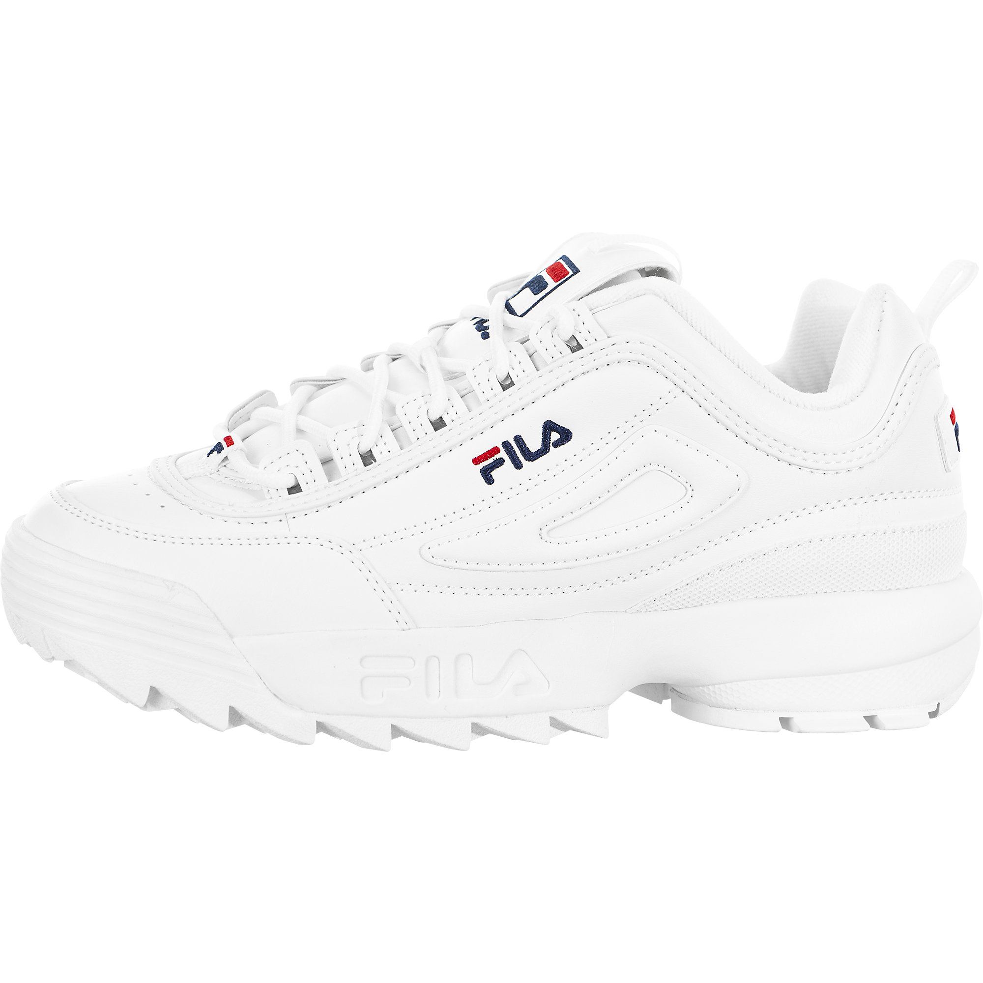 Fila Disruptor II Sneaker(Little Kid) WHT/PCT/RED
