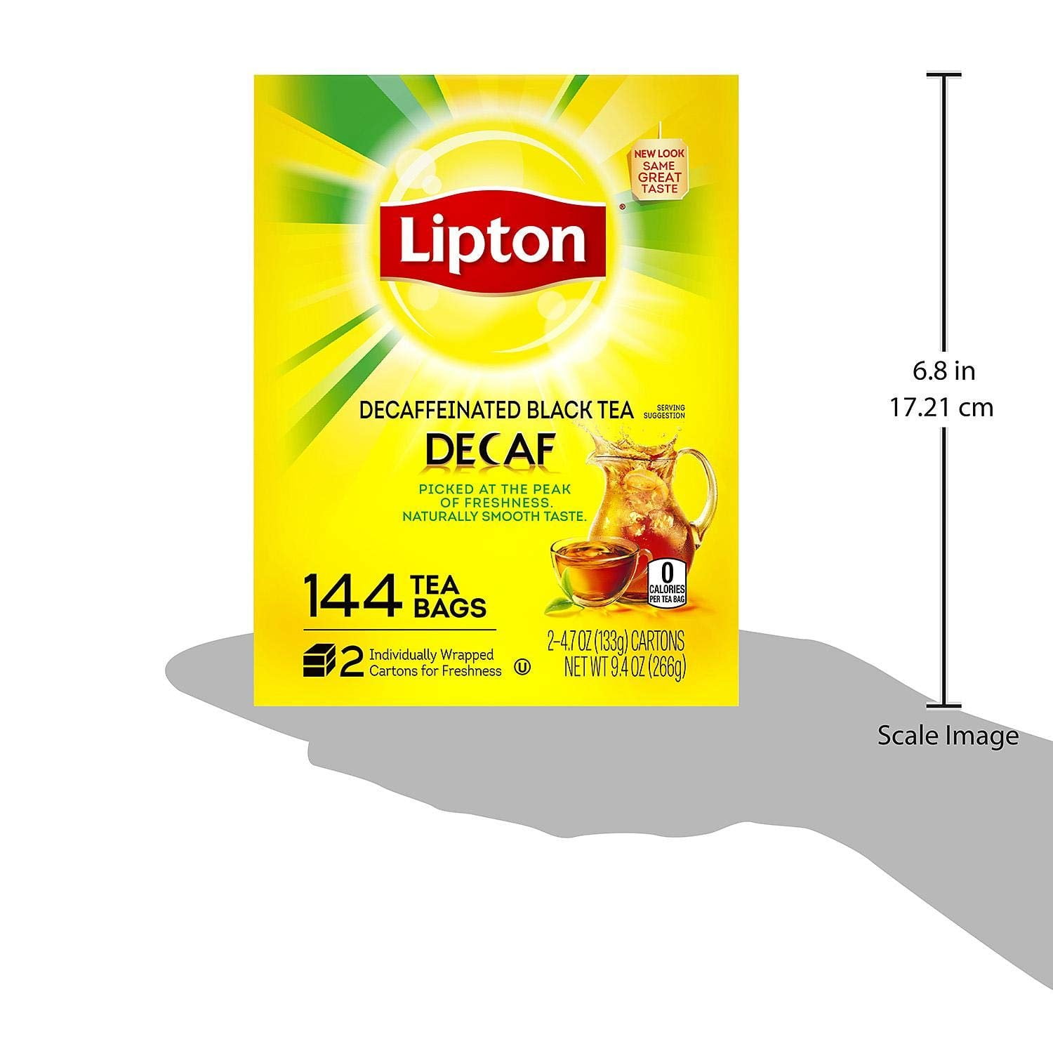 Lipton Tea Bags, decaffeinated 144 Count
