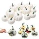 thumbnail image 4 of 12pcs de Calabazas Pequeñas Artificiales Decoración de a Granel SM SunniMix calabaza sin pintar, 4 of 8