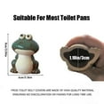 thumbnail image 6 of 2 - Piece - Shaped Ceramic Toilet Bolt Covers - Decorate Your Bathroom, 6 of 6