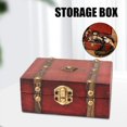 thumbnail image 1 of Vintage Jewelry Storage Box Multipurpose Wooden Keepsake Organizer Great Gift For Women Girls New, 1 of 6