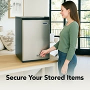 Whynter Cuf-210SS Energy Star Stainless Steel Upright Freezer with Lock, 2.1 cu ft