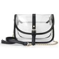 thumbnail image 1 of Monedero transparente para silla de montar, bolsos transparentes para mujer, bolso transparente de Pvc aprobado por el estadio, regalos para niñas, 1 of 5