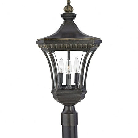 Quoizel Lighting - Three Light Outdoor Post Lantern - Devon - 3 Light Medium