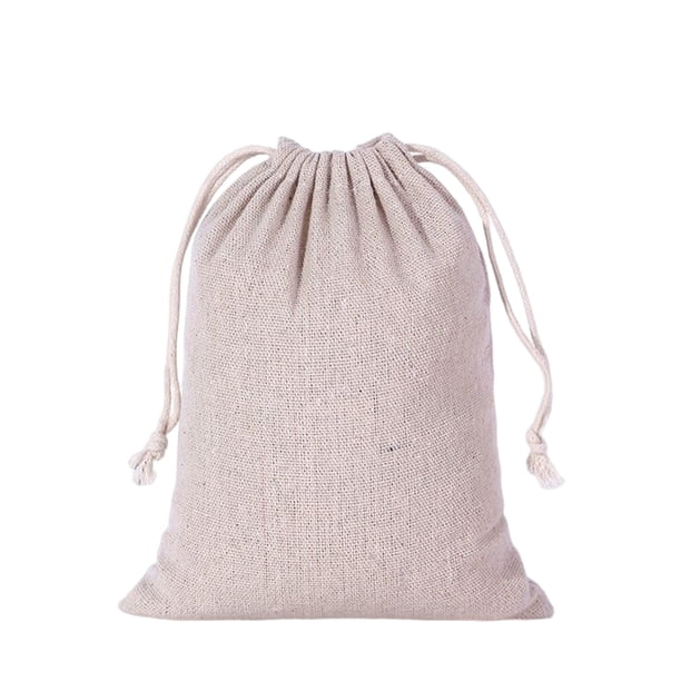 Billuyoard Bolsa de almacenamiento de lino y algodón, portátil, Rectangular, de Color sólido, resistente, artículos diversos, joyería, maquillaje, Almacenamiento y organización del hogar 15x20cm Billuyoard HA075589-05