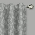 thumbnail image 3 of Eclipse Nora Botanical Print Absolute Zero Blackout Window Panel, 3 of 6